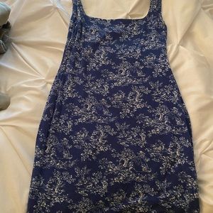 Blue bodycon urban outfitters dress